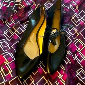 Black Flat Ballet Shoes